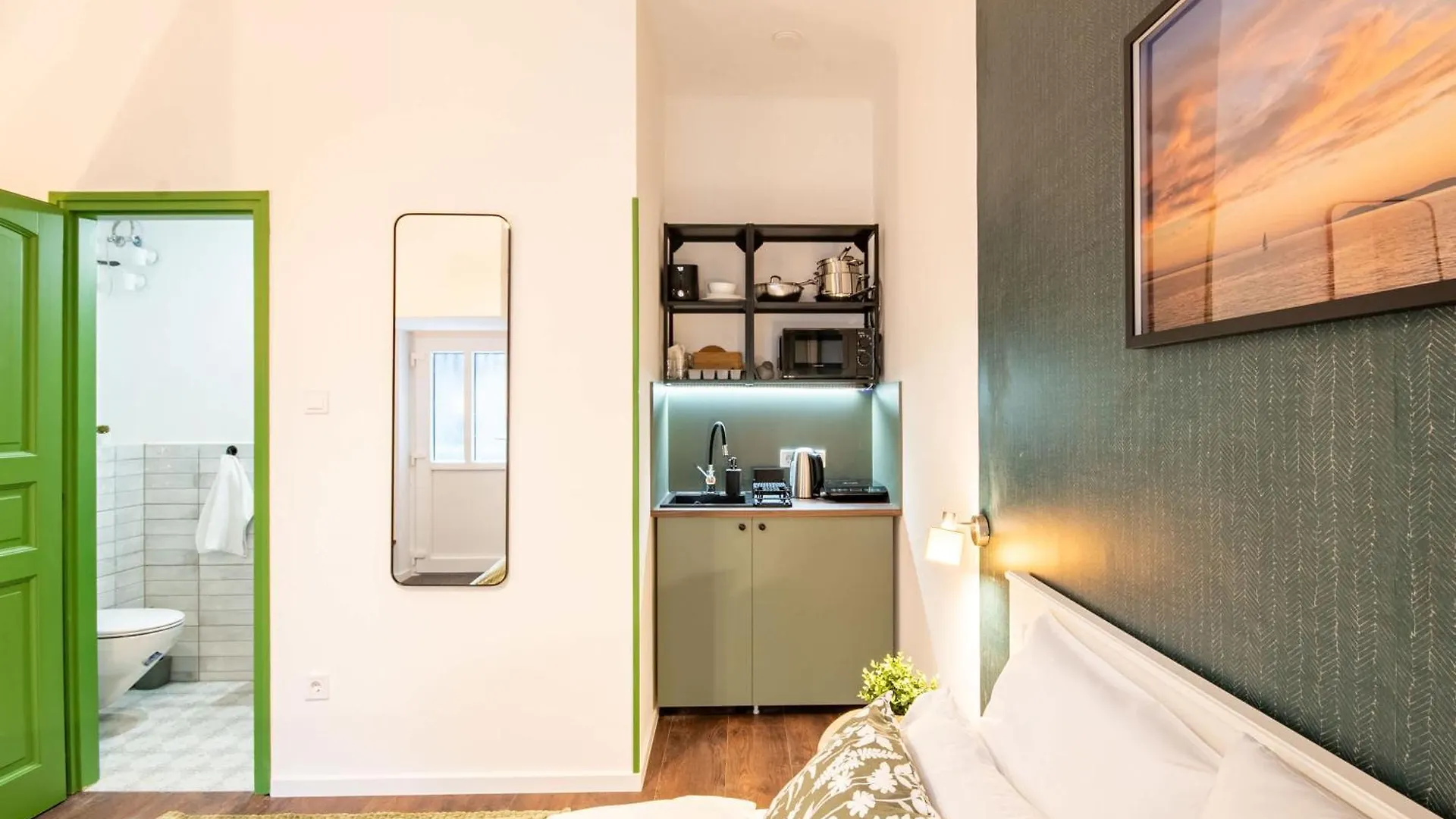 公寓 Very Central - Calm Studio - Modern Design 布达佩斯